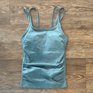 Sweaty Betty Double Strap Tank in Aqua Blue Women's Size XS
